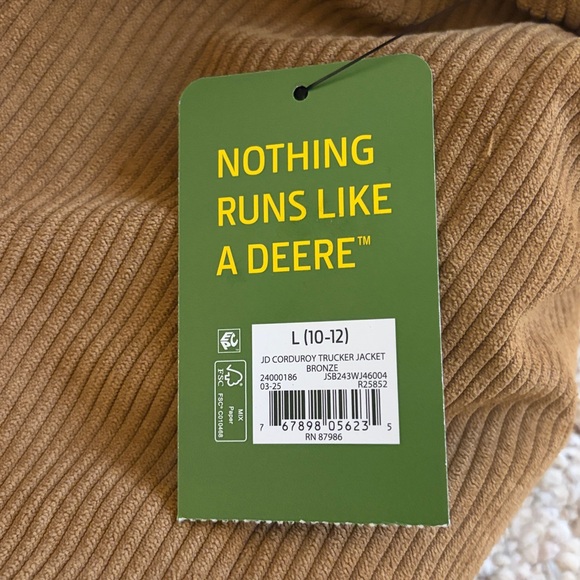 John Deere Kids Jacket Large - Picture 8 of 8